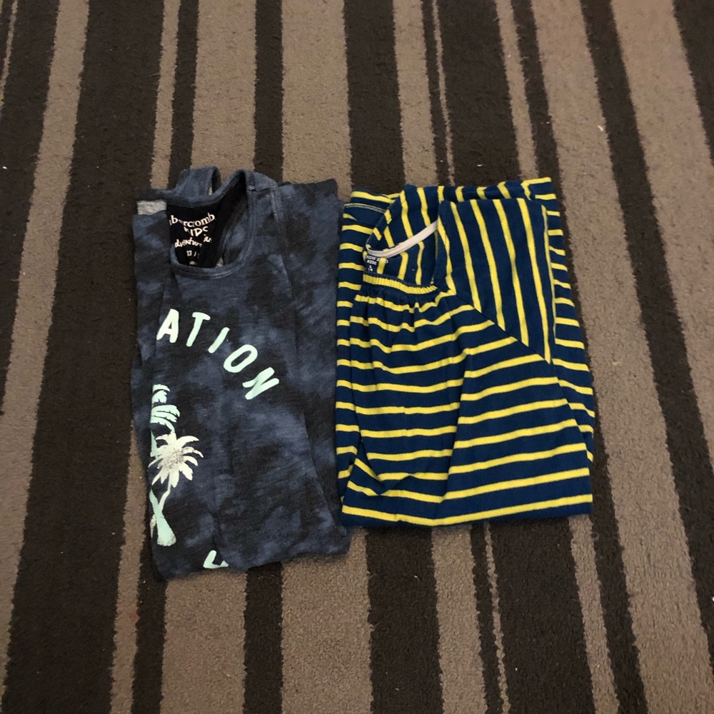 2 casual dresses from Land’s End and Abercrombie